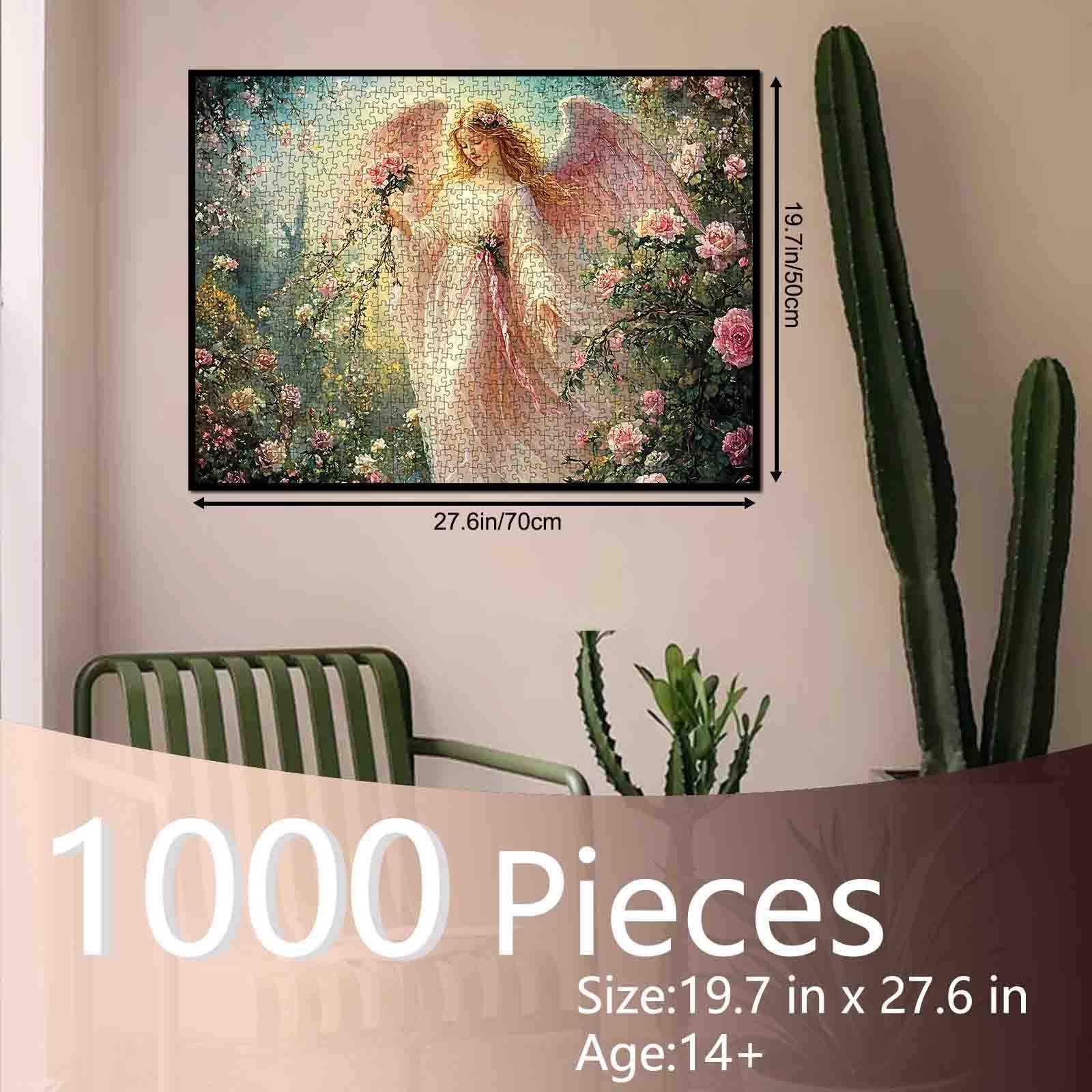 tucocoo-rose-garden-angel-puzzle-1000-teile-rosenmotiv image 5