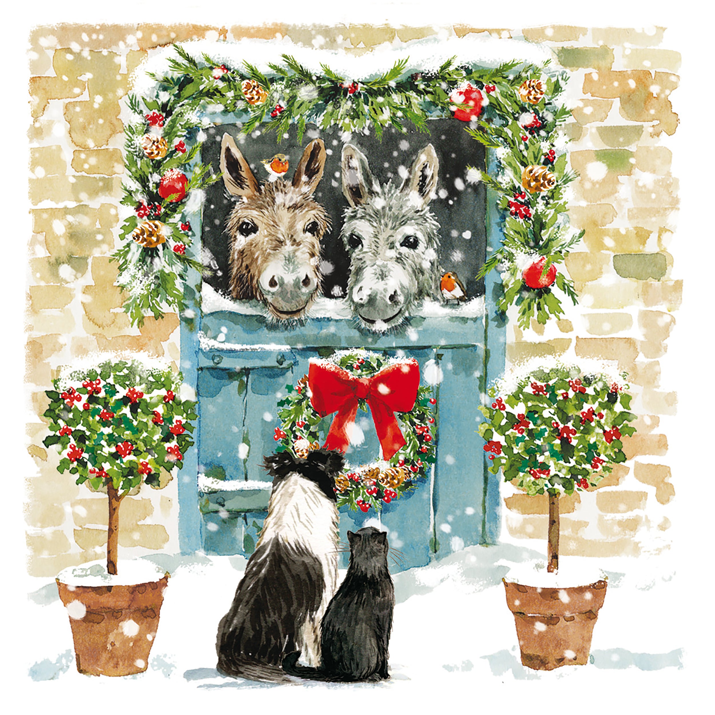 otter-house-christmas-donkeys-friends-weihnachtskarten-set-sortiert image 4