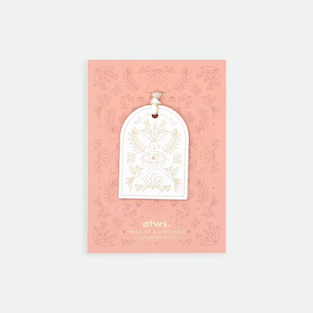 all-the-ways-to-say-arche-geschenkanh-nger-6er-pack-goldfolie image 1