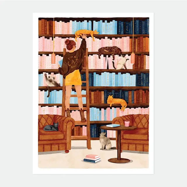 all-the-ways-to-say-booked-busy-poster-katzen-s-18x24 image 1
