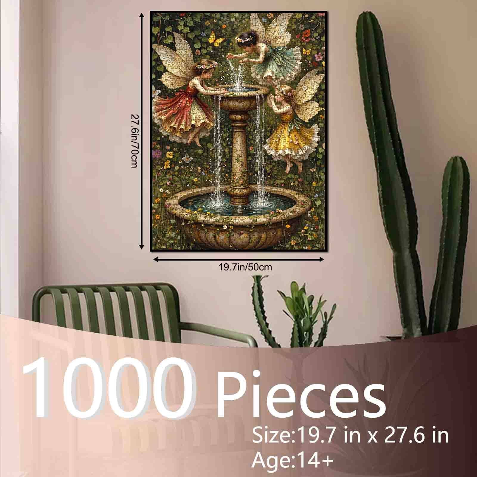 tucocoo-fairy-fountain-puzzle-1000-teile-feen image 5