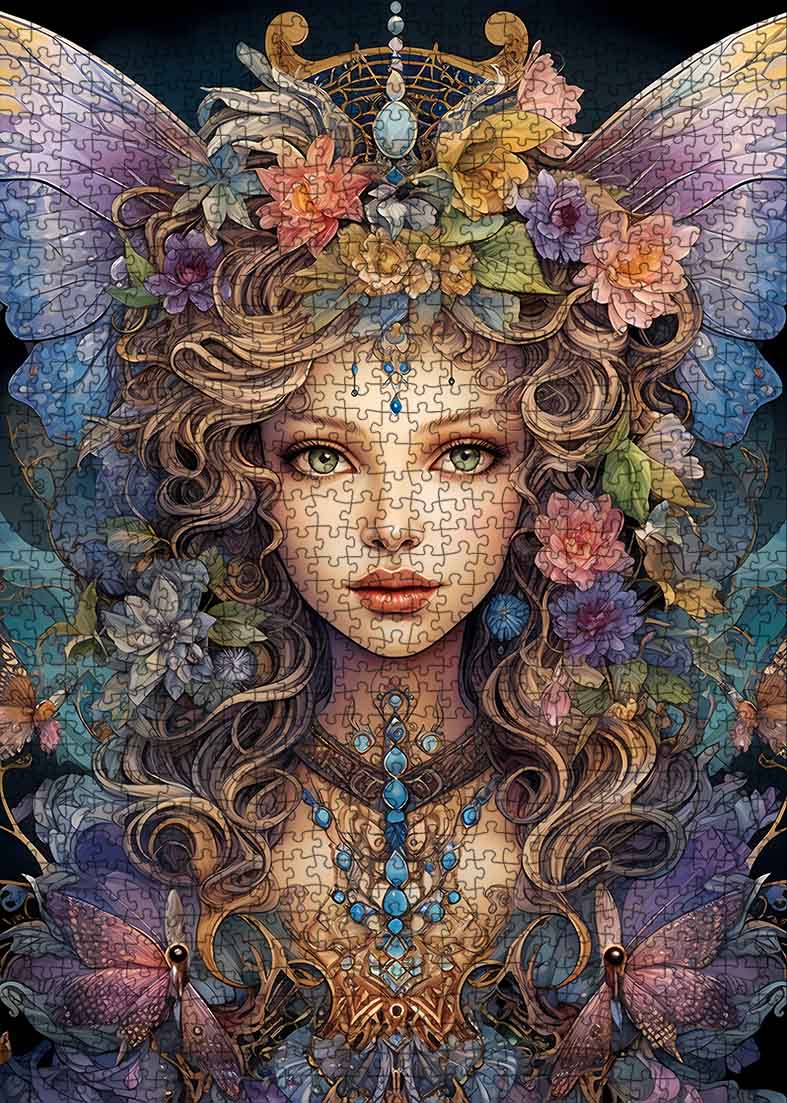 tucocoo-fairy-queen-floral-crown-puzzle-1000-teile-k-nigin image 2