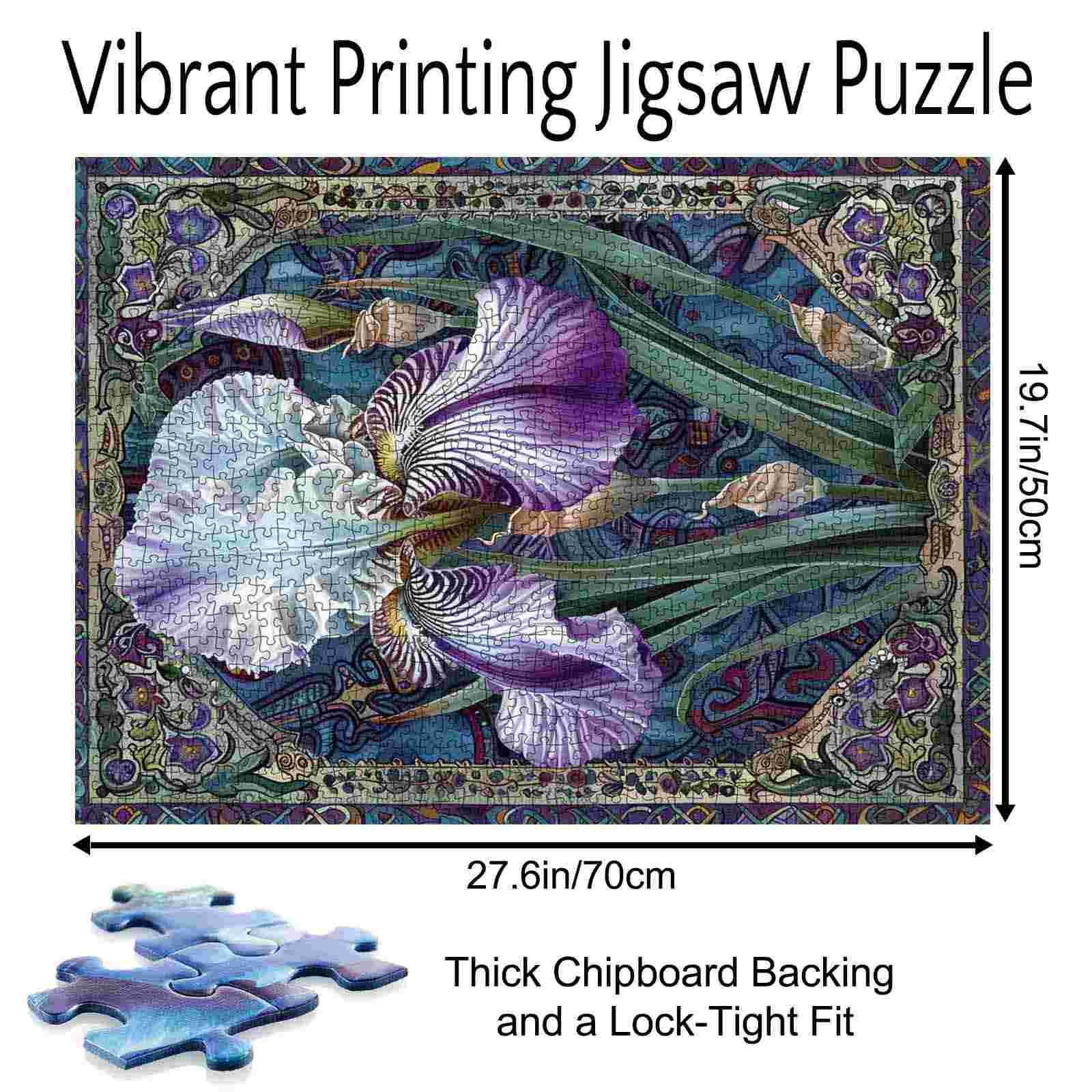 tucocoo-elegant-iris-bloom-puzzle-1000-teile-lila-blumen image 5