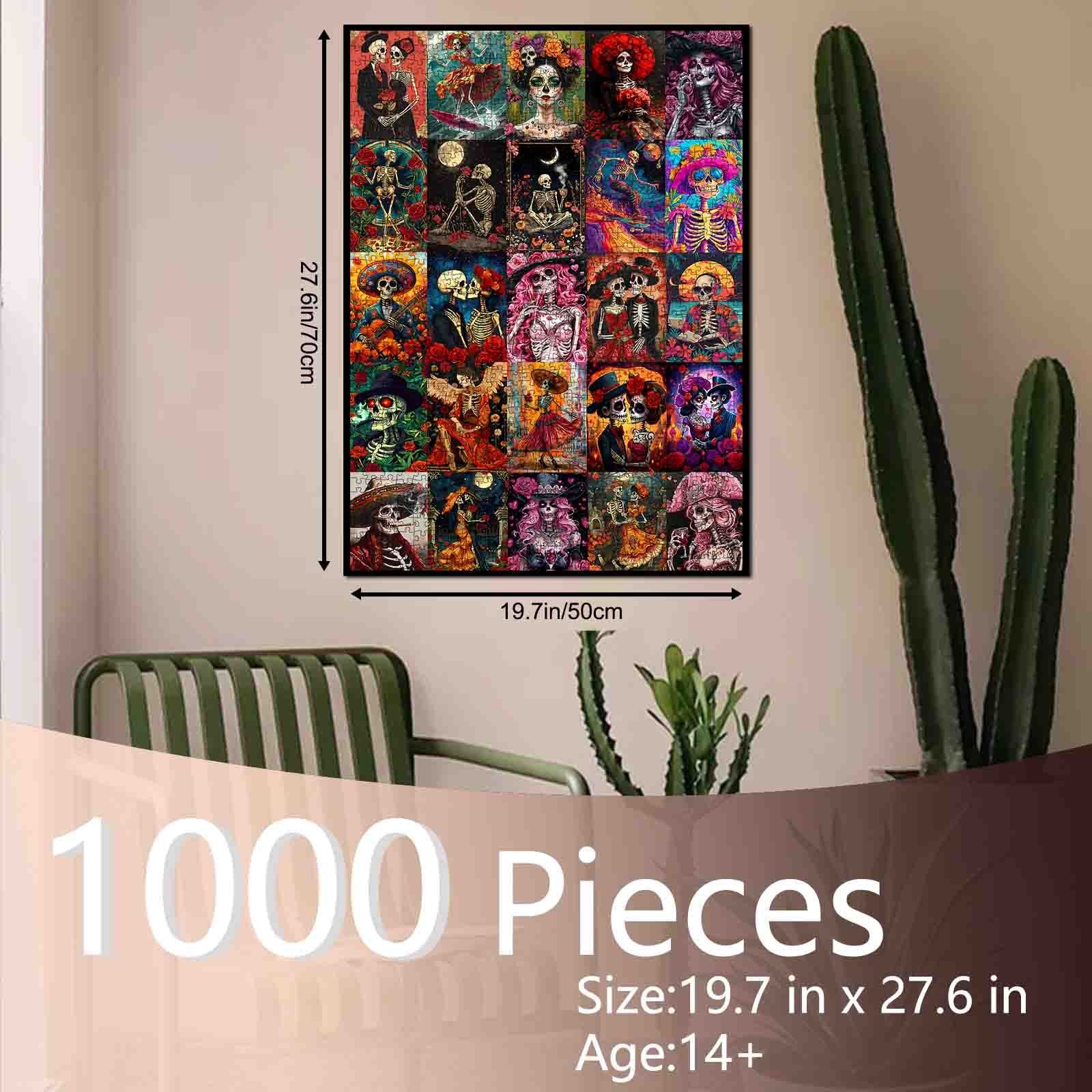 tucocoo-vibrant-skull-celebration-puzzle-1000-teile-totenkopf image 5