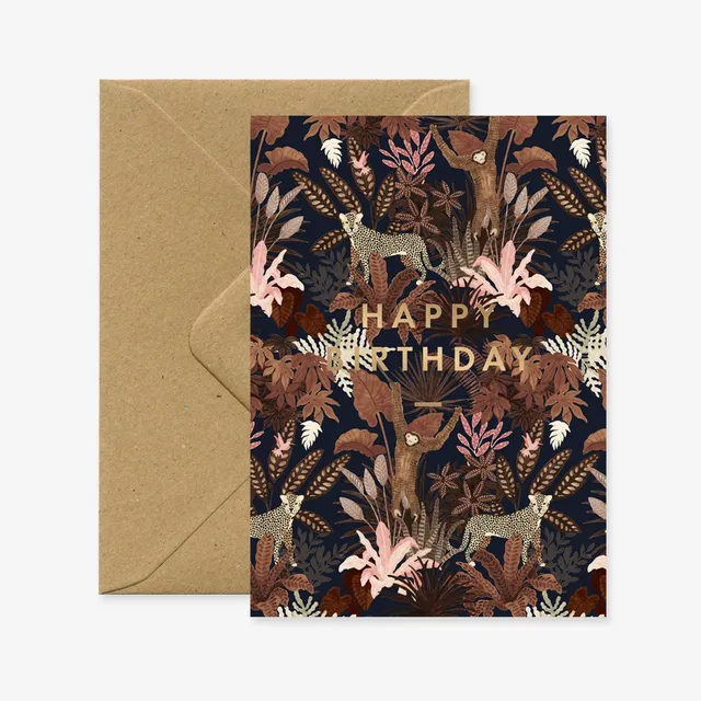 all-the-ways-to-say-greeting-cards-monkey-geburtstagskarte-a6 image 1