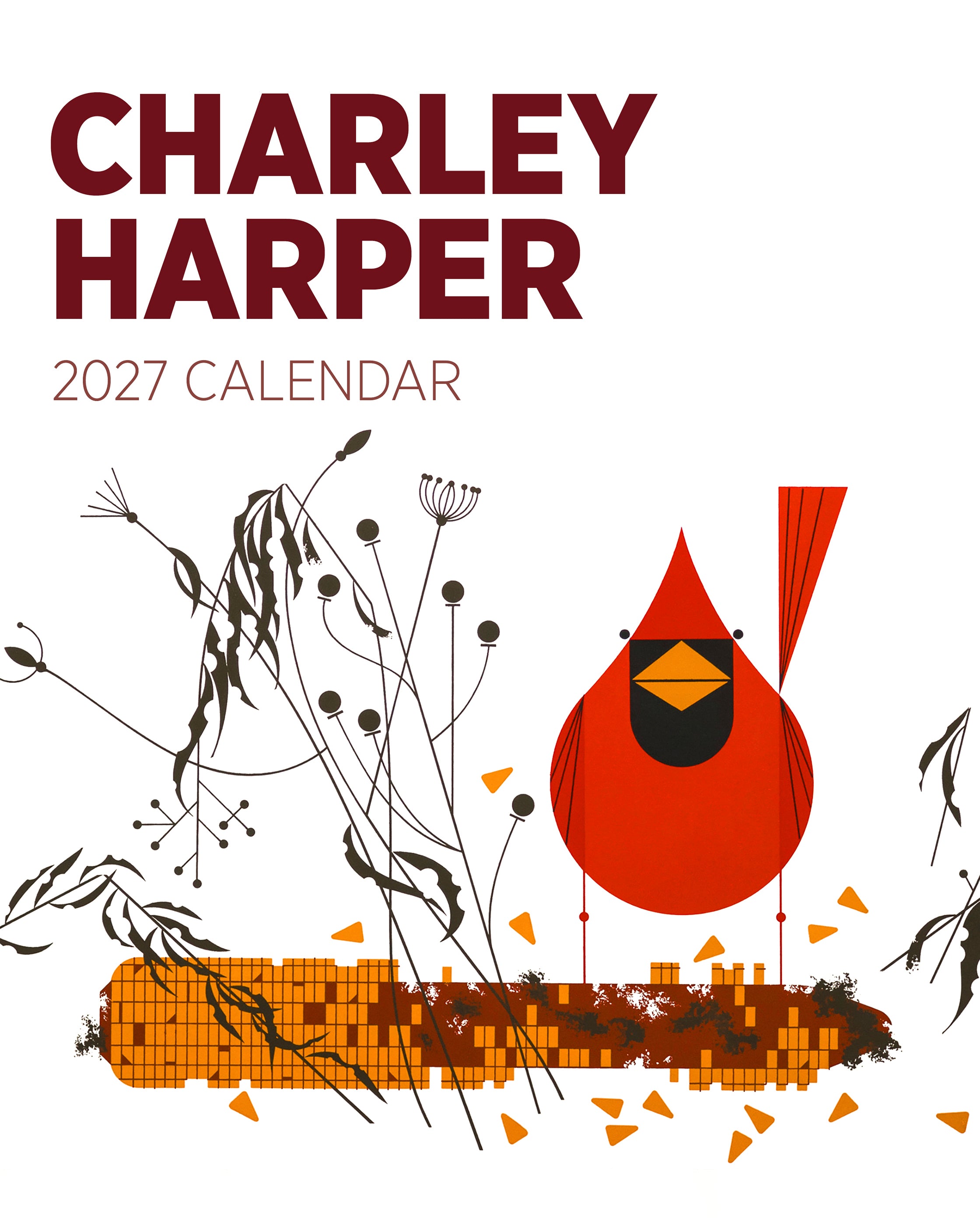 pomegranate-charley-harper-2027-mini-wandkalender-v-gel-tiere image 1