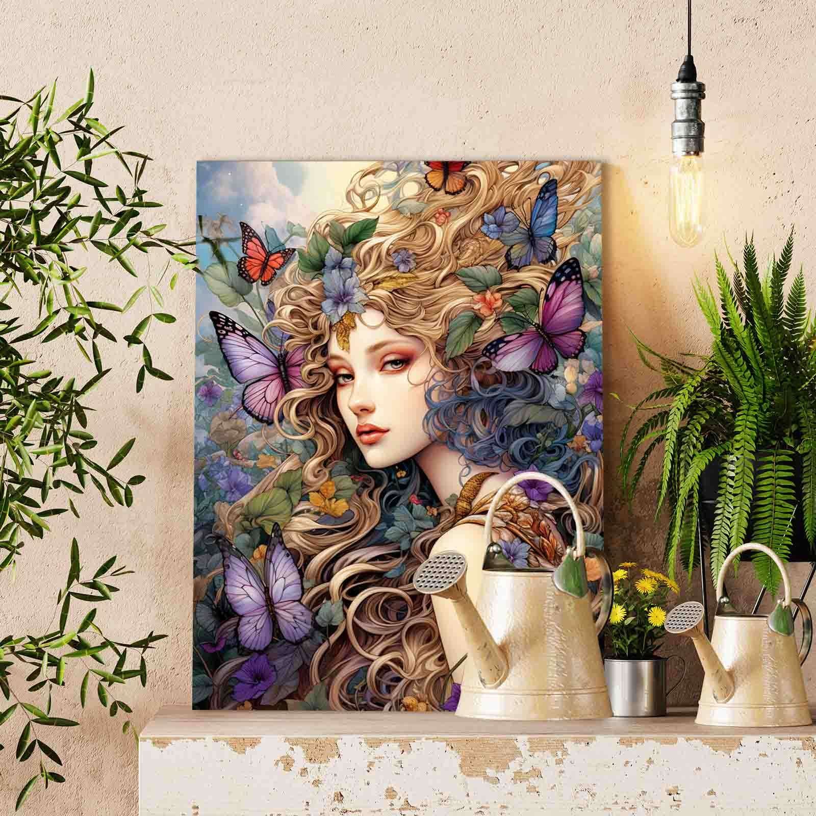 tucocoo-paint-by-numbers-schmetterling-g-ttin-malen-nach-zahlen image 2