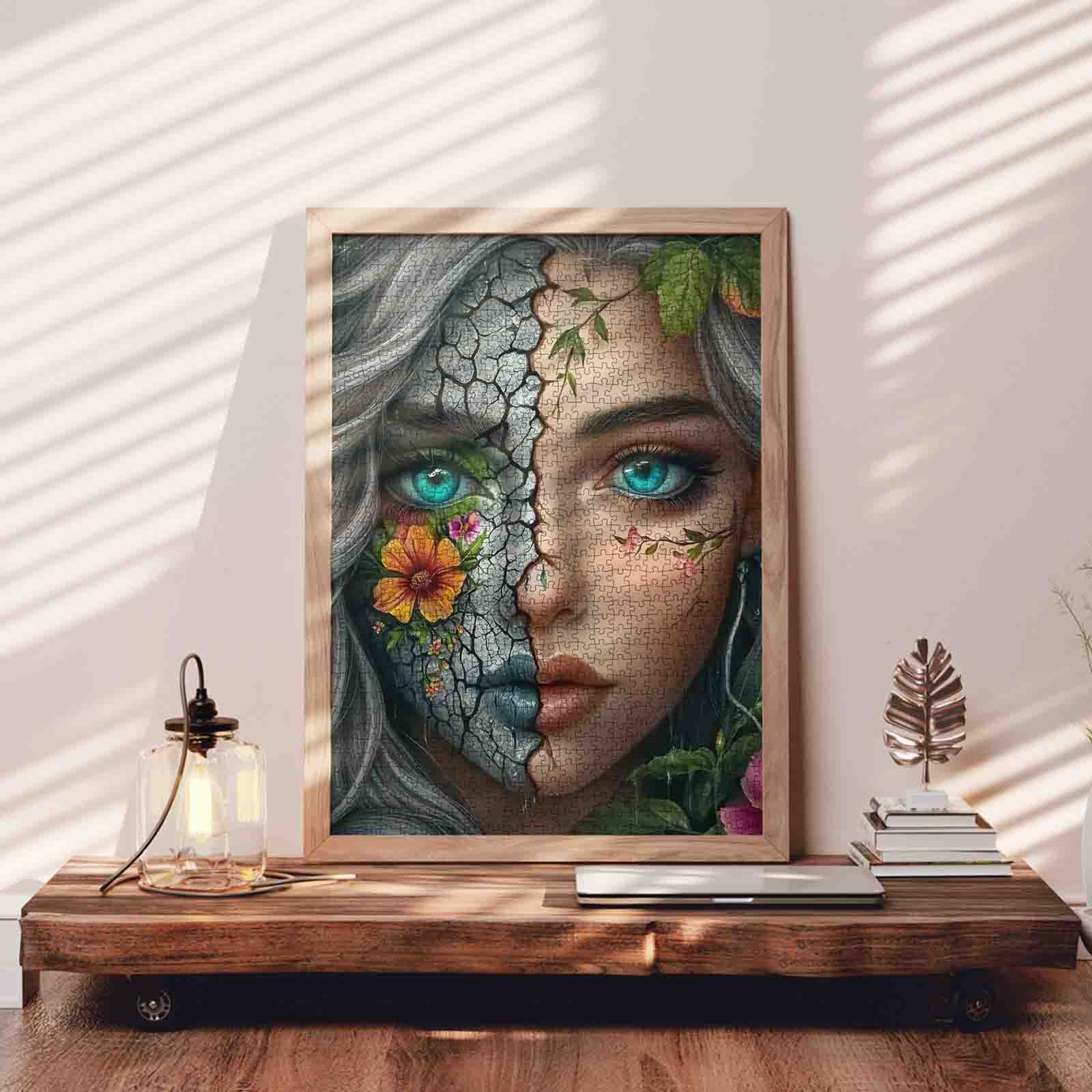 tucocoo-broken-beauty-fantasy-woman-puzzle-1000-teile image 3