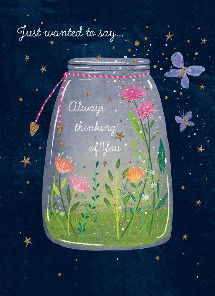 otter-house-thinking-of-you-flower-jar-gru-karte-blumen image 1
