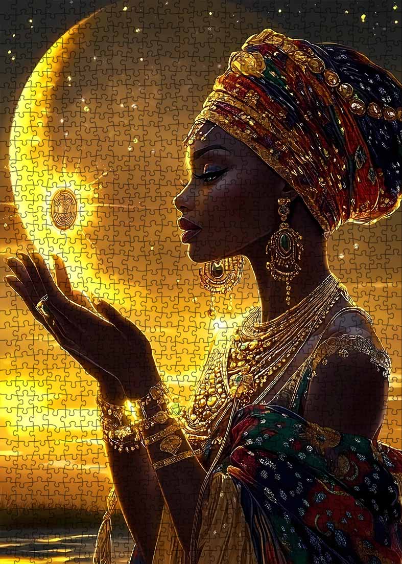 tucocoo-african-elegance-1000-teile-puzzle-k-nigin image 2