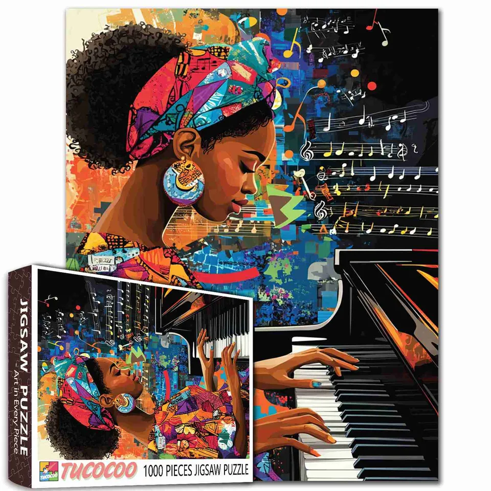tucocoo-melodic-harmony-puzzle-1000-teile-pianistin image 1