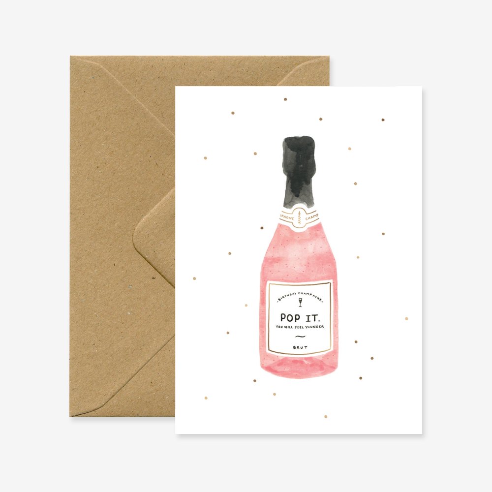 all-the-ways-to-say-champagne-geburtstagskarte-a6-festlich image 1