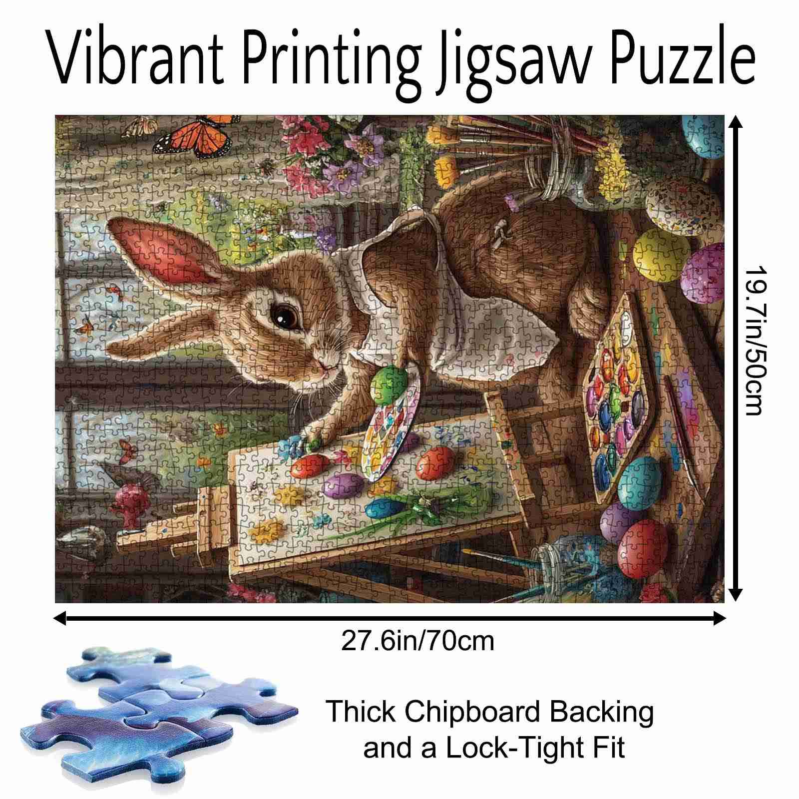 tucocoo-easter-bunny-painting-eggs-puzzle-1000-teile-osterhase image 5