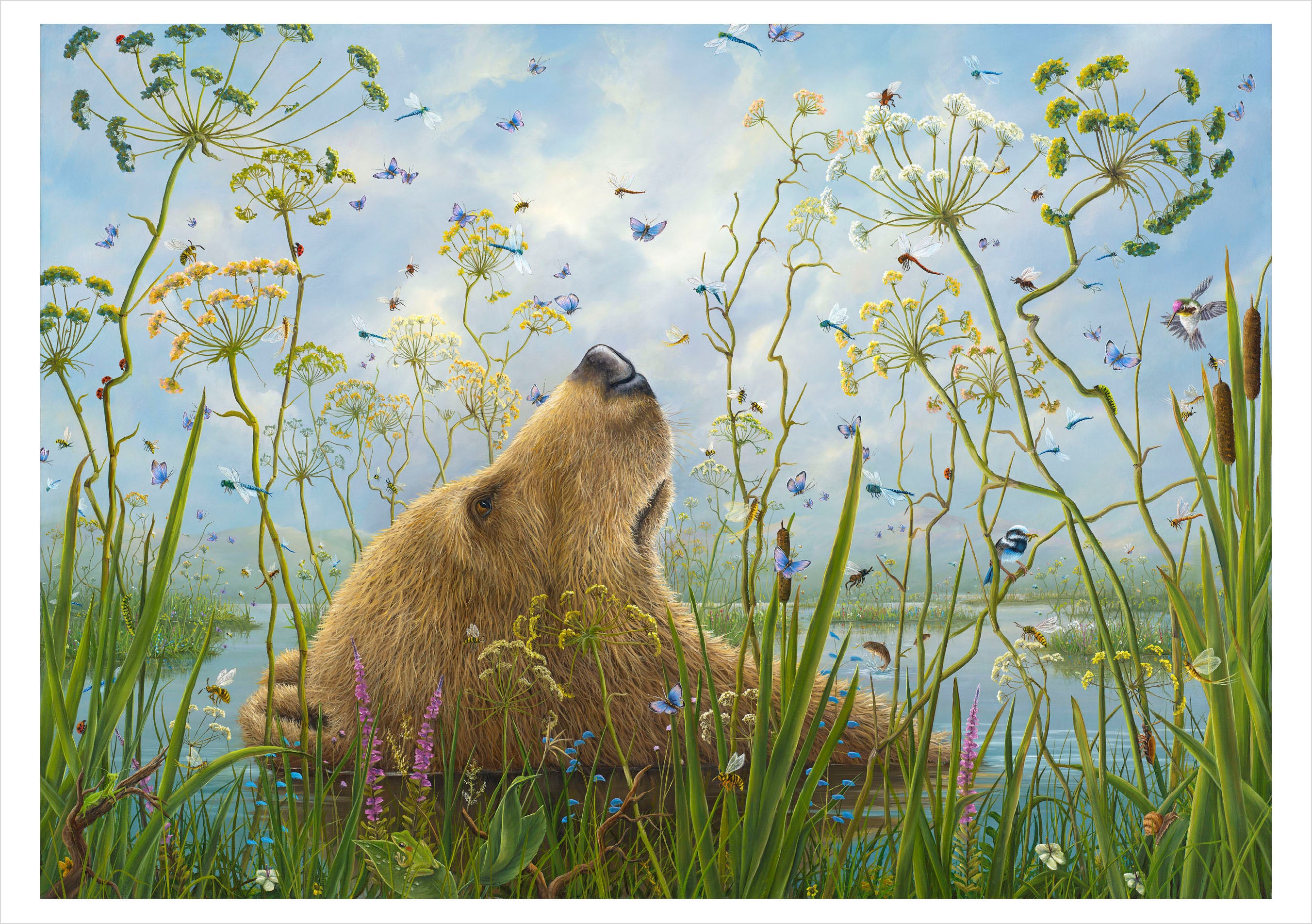 pomegranate-bissell-the-whole-world-geburtstagskarte-tiere image 1