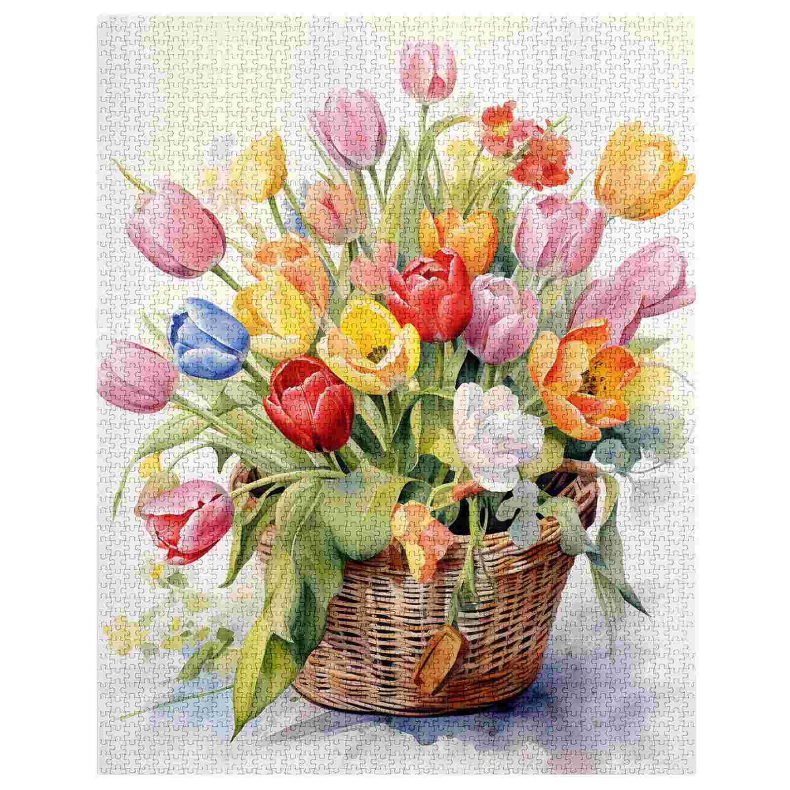 tucocoo-colorful-tulips-basket-puzzle-1000-teile-blumen image 2