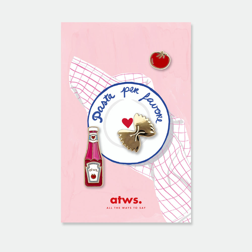all-the-ways-to-say-tomato-sauce-pins-3er-set-emaille image 1