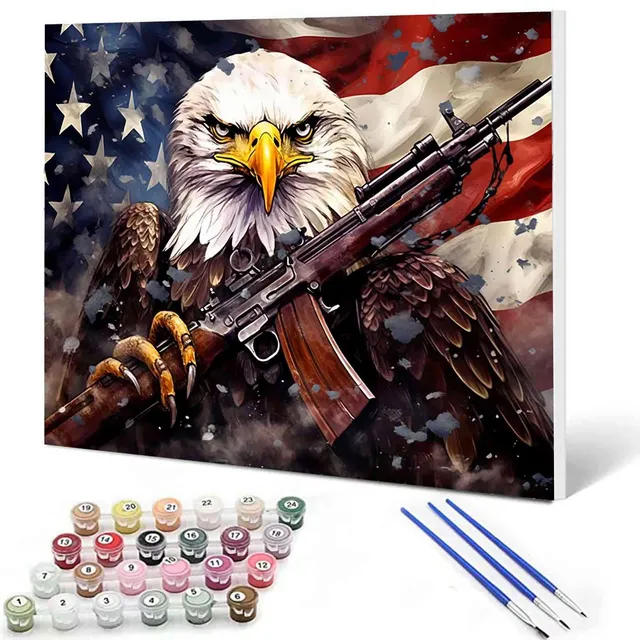 tucocoo-fierce-bald-eagle-malen-nach-zahlen-40x50cm-ohne-rahmen image 1