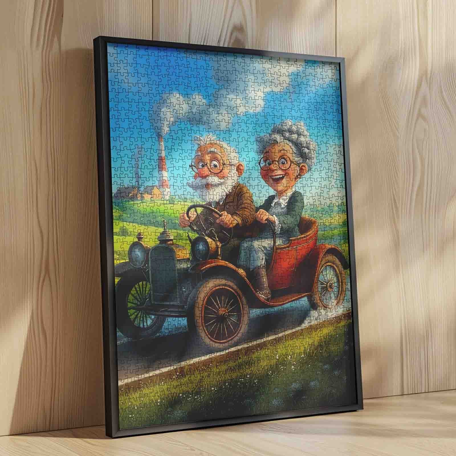 tucocoo-jigsaw-puzzles-happy-road-trip-puzzle-1000-teile-oldtimer image 4