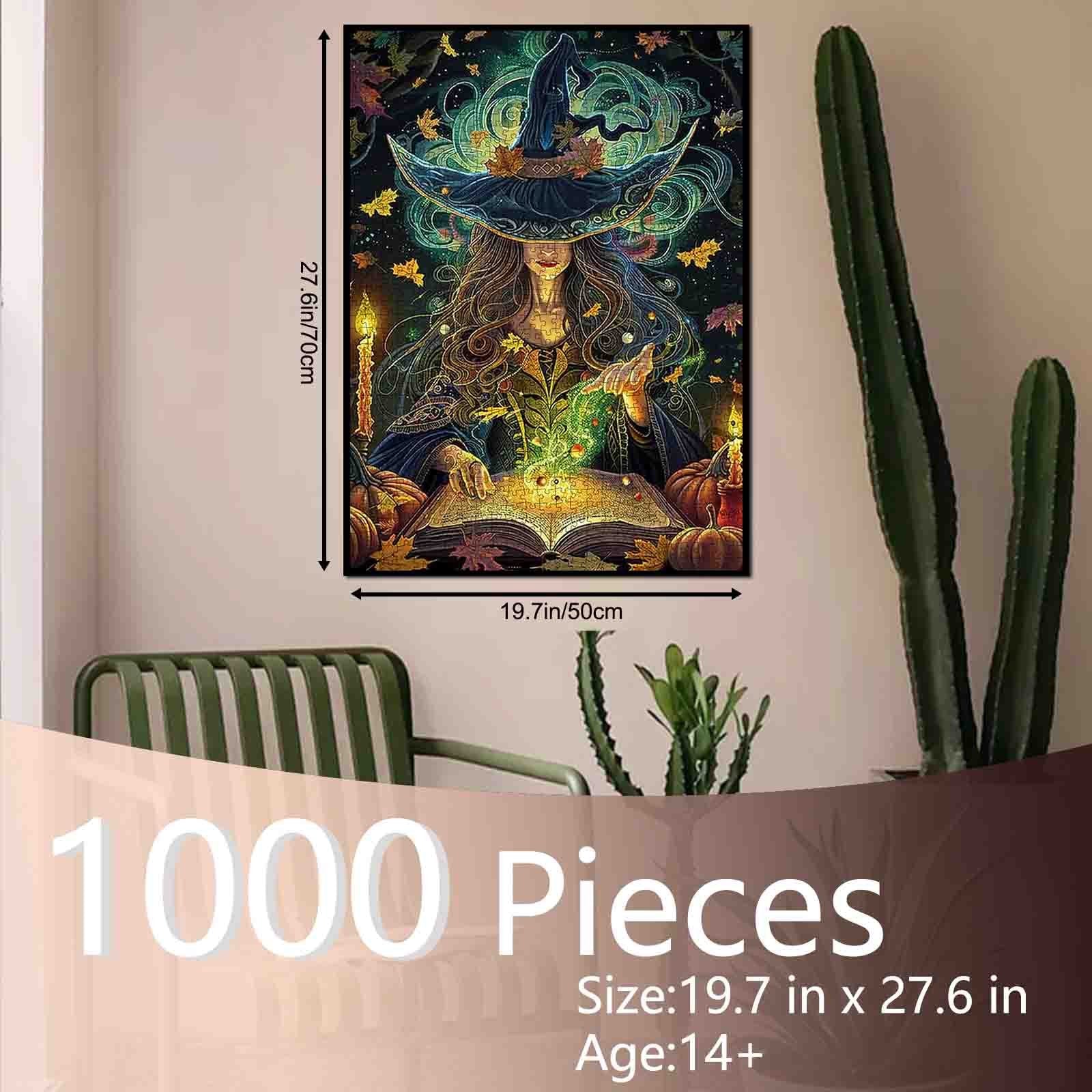 tucocoo-jigsaw-enchanted-witch-spellbook-puzzle-1000-teile-halloween image 5