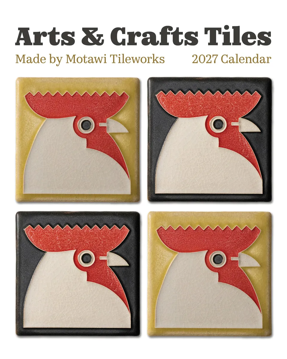 pomegranate-arts-crafts-tiles-motawi-2027-mini-wandkalender image 1