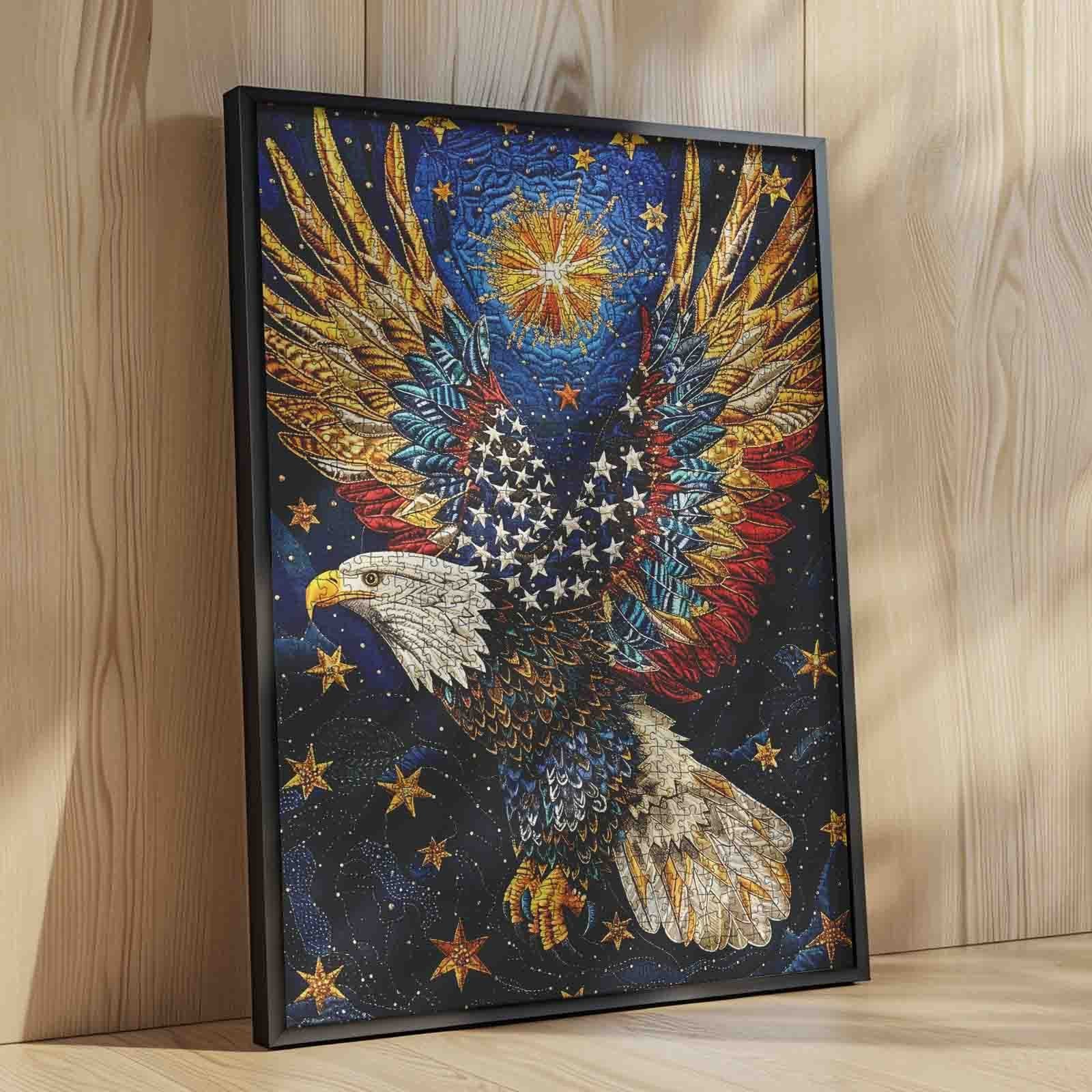 tucocoo-jigsaw-puzzles-patriotic-eagle-wings-puzzle-1000-teile image 4