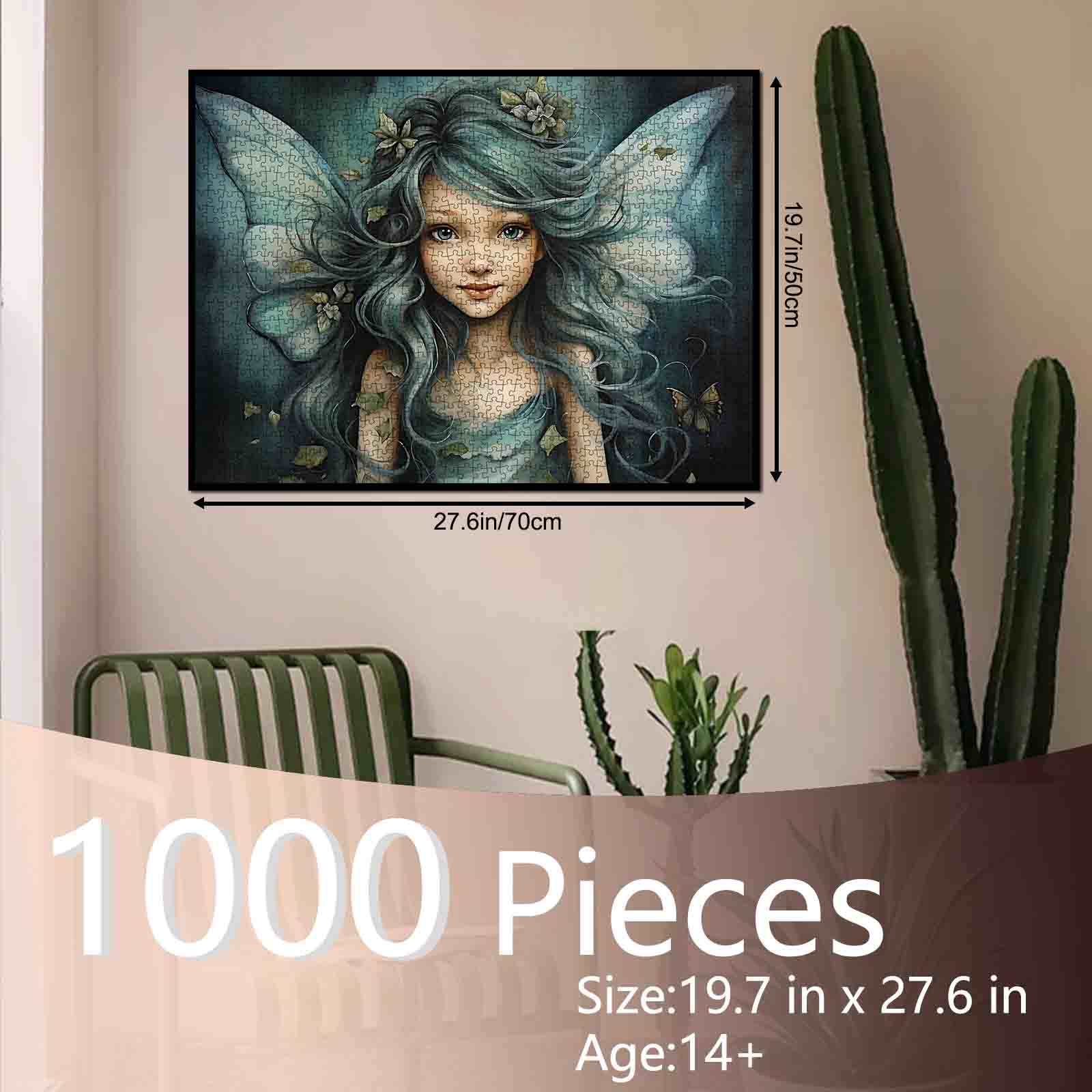 tucocoo-jigsaw-puzzles-fee-t-rkise-haare-puzzle-1000-teile-wald image 5