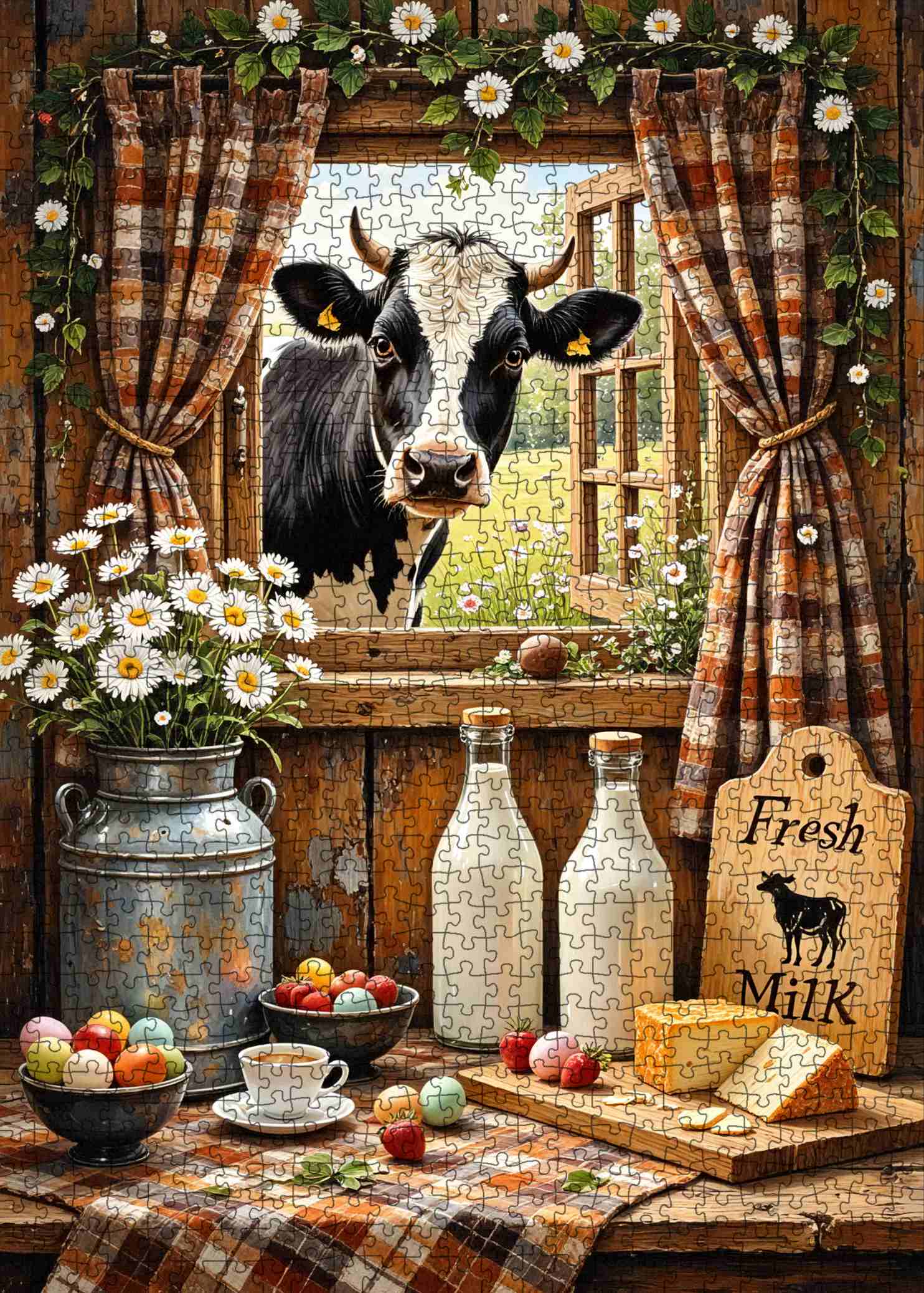 tucocoo-fresh-farmhouse-cow-puzzle-1000-teile-kuh-fenster image 2