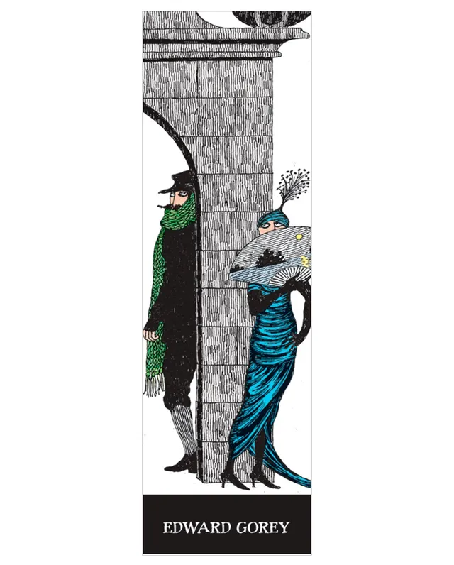pomegranate-bookmarks-edward-gorey-mystery-lesezeichen image 1