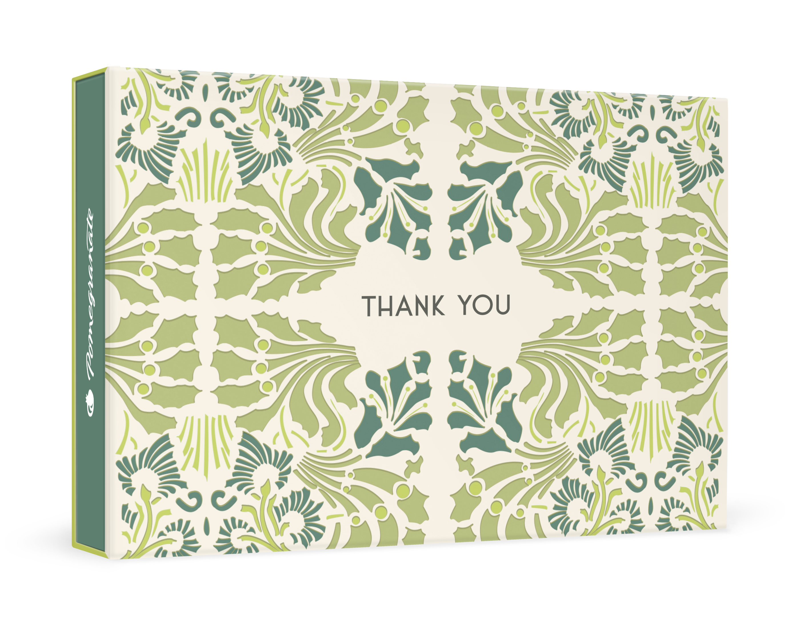 pomegranate-boxed-notecards-louis-sullivan-dankeskarten-set-ornament image 1