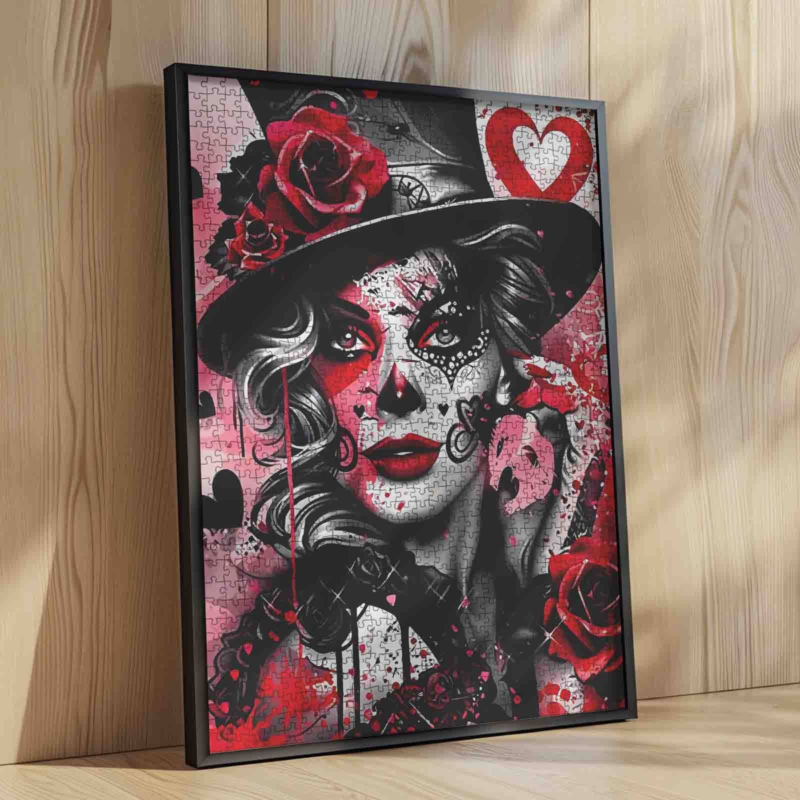 tucocoo-jigsaw-puzzles-rosen-maske-puzzle-1000-teile-beauty image 4