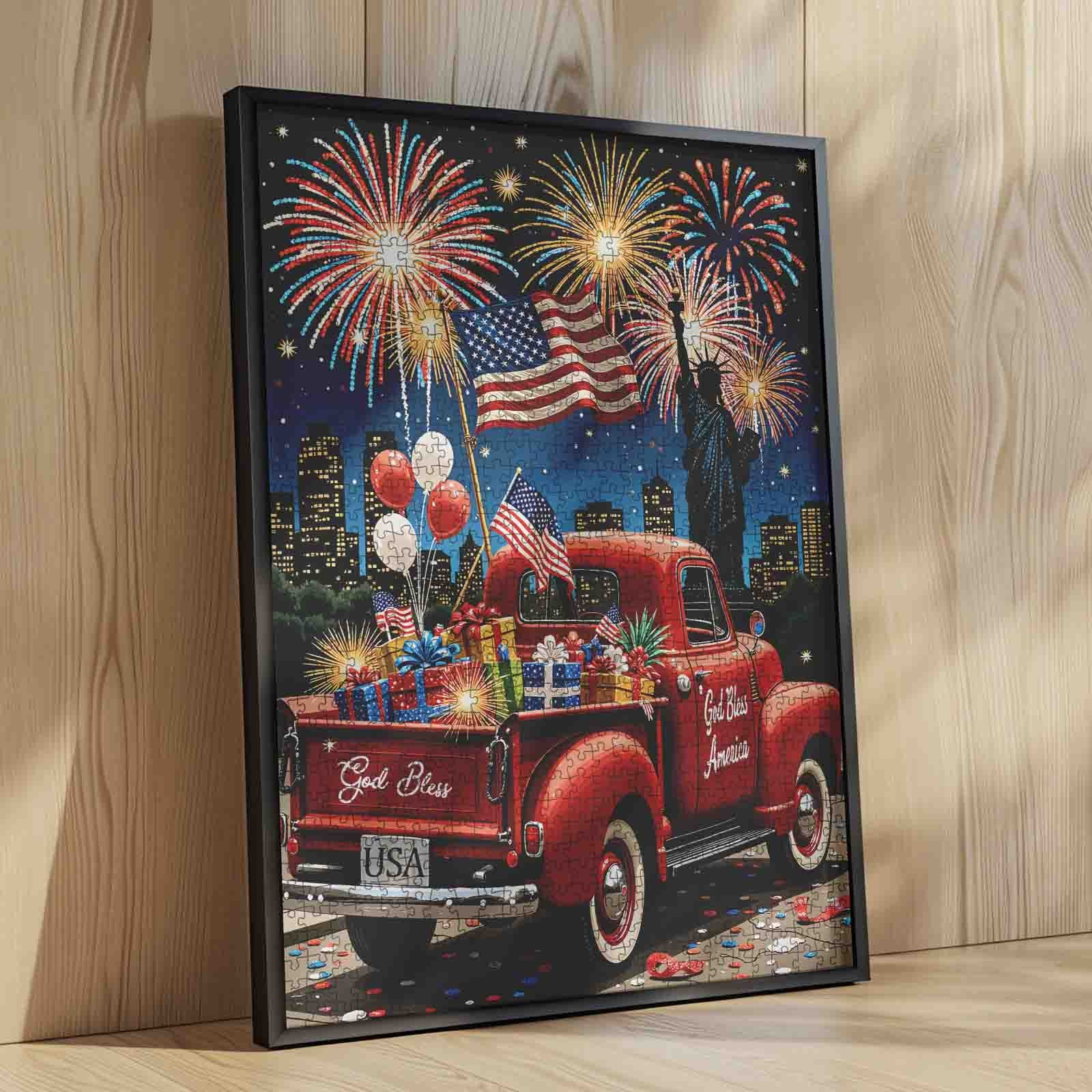 tucocoo-patriotic-fireworks-celebration-night-puzzle-1000-teile image 4
