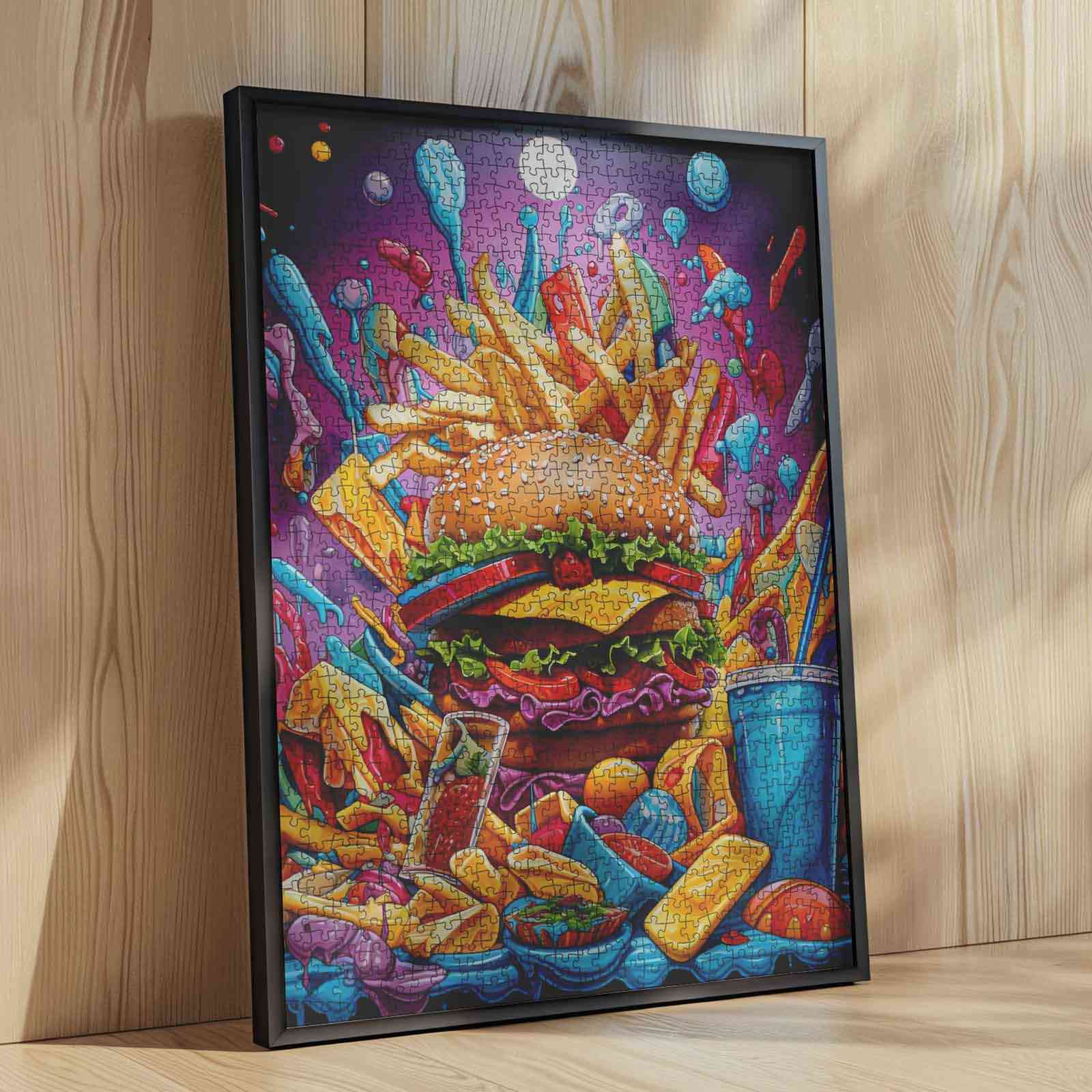 tucocoo-epic-burger-and-fries-feast-puzzle-1000-teile-essen image 4
