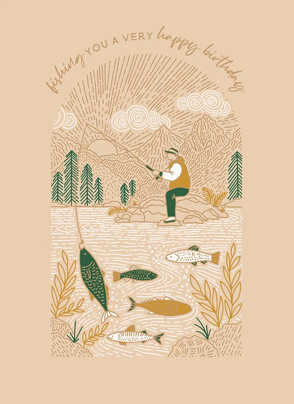 otter-house-elliott-fisherman-geburtstagskarte-angler image 1
