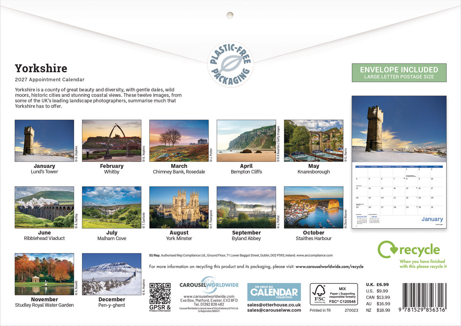 otter-house-yorkshire-a4-kalender-2027-wandkalender image 2