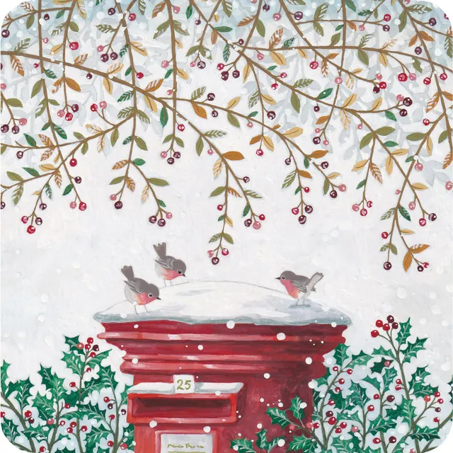 otter-house-christmas-robin-post-weihnachtskarten-10-st-ck-plastikfrei image 1