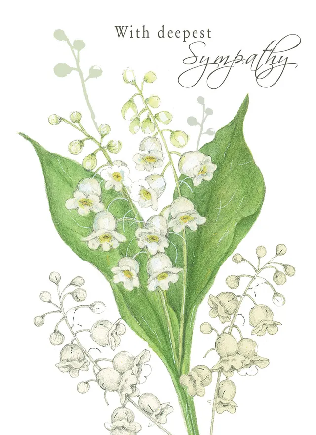 otter-house-trauerkarte-maigl-ckchen-lily-of-the-valley image 1