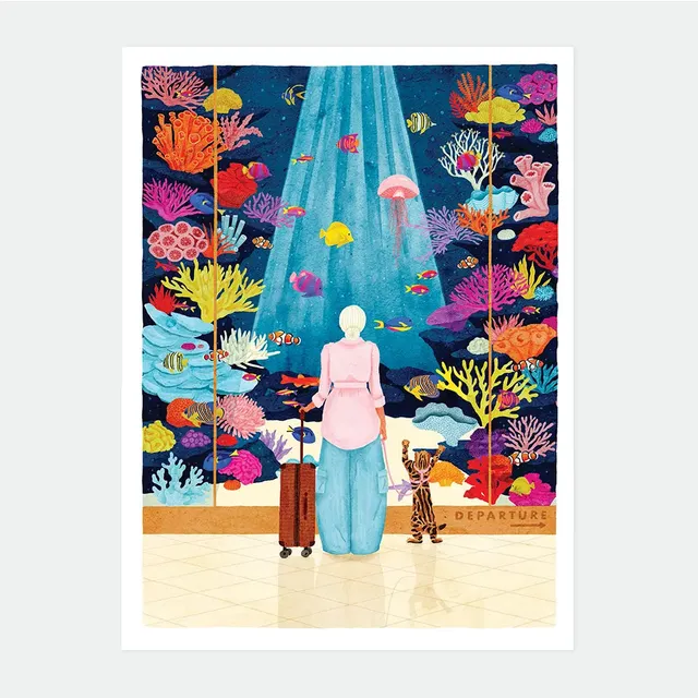 all-the-ways-to-say-boarding-soon-poster-reiseposter-aquarium-m image 1
