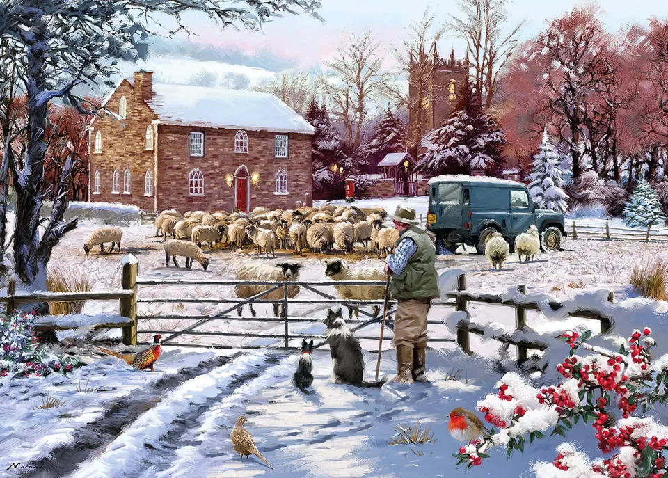 otter-house-home-farm-1000-teile-puzzle-bauernhof-tiere image 1