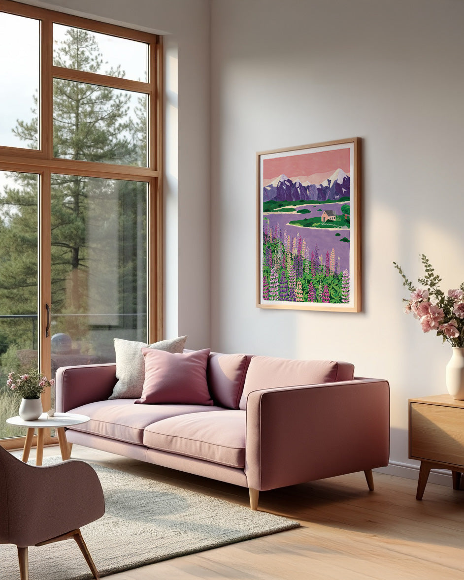 all-the-ways-to-say-lupin-poster-landschaft-see-29-7-x-39-7-cm image 2