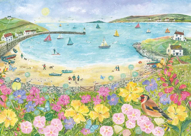otter-house-harbour-view-puzzle-1000-teile-seaside-mit-hund image 1