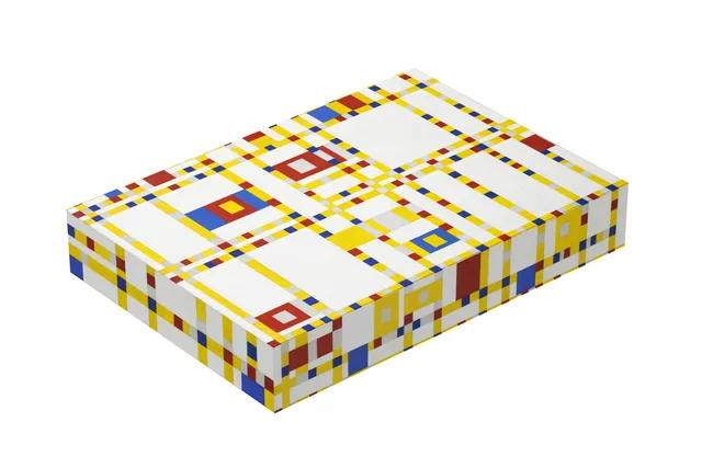 pomegranate-piet-mondrian-gru-kartenset-mit-box-broadway-boogie image 1