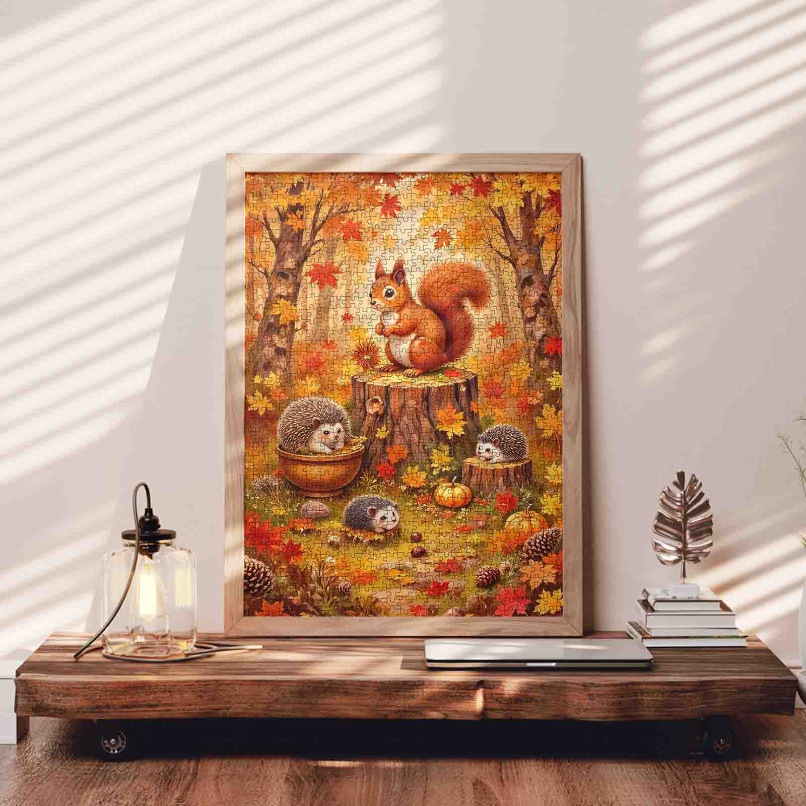 tucocoo-autumn-woodland-friends-puzzle-1000-teile-herbsttiere image 3