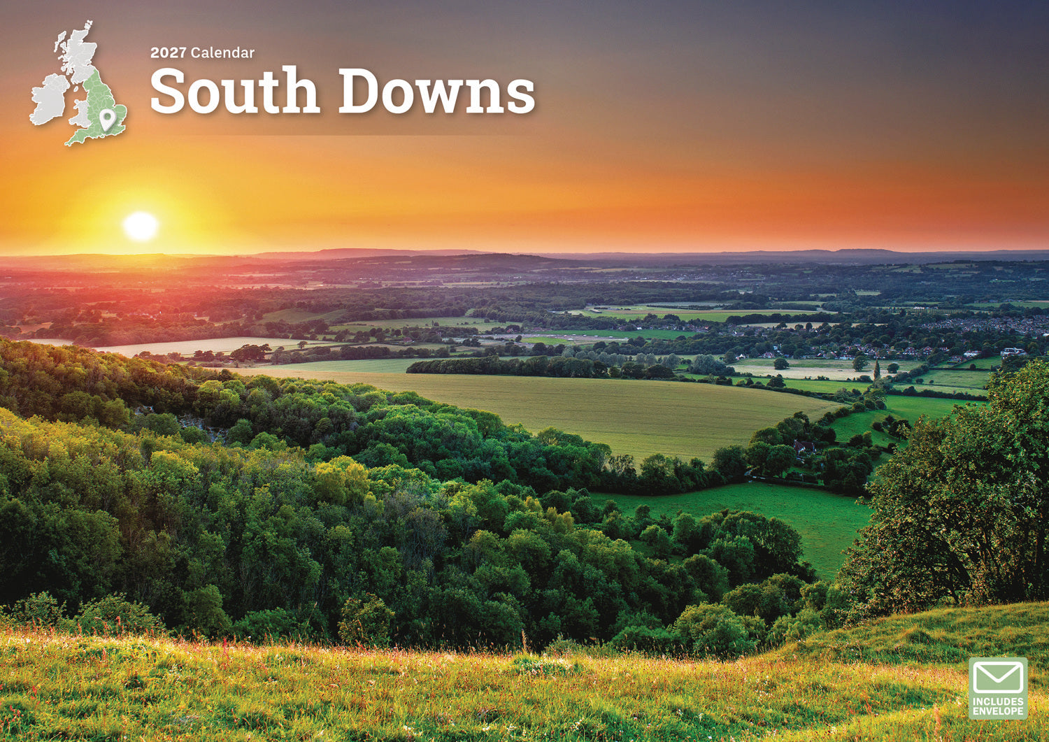 otter-house-south-downs-a4-calendar-2027-landschaft image 1