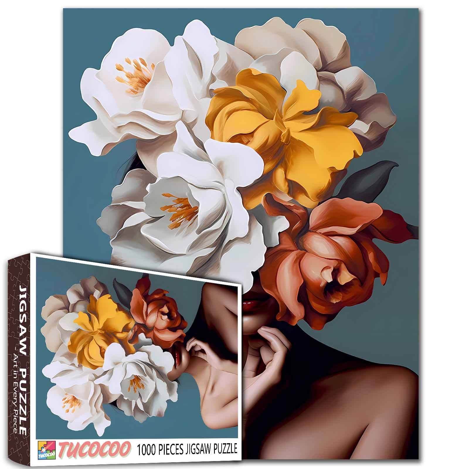 tucocoo-blooming-elegance-beauty-puzzle-1000-teile-blumen image 1