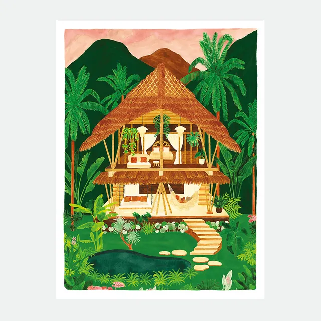 all-the-ways-to-say-ubud-poster-bali-dschungel-motiv image 1