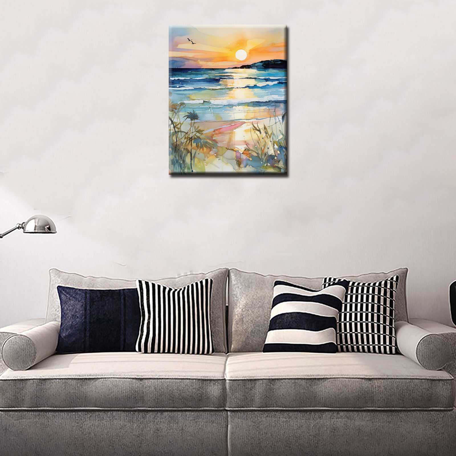 tucocoo-paint-by-numbers-serene-sunset-beachscape-40x50 image 3