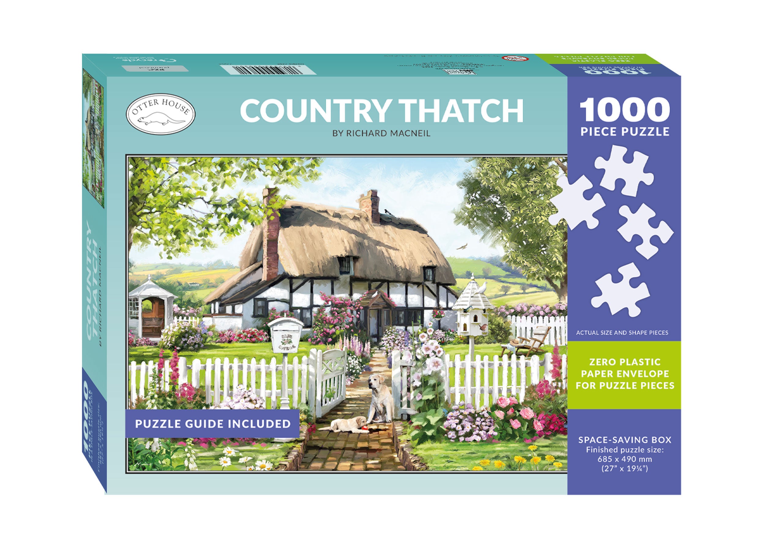 otter-house-country-thatch-puzzle-1000-teile-cottage-hund image 2