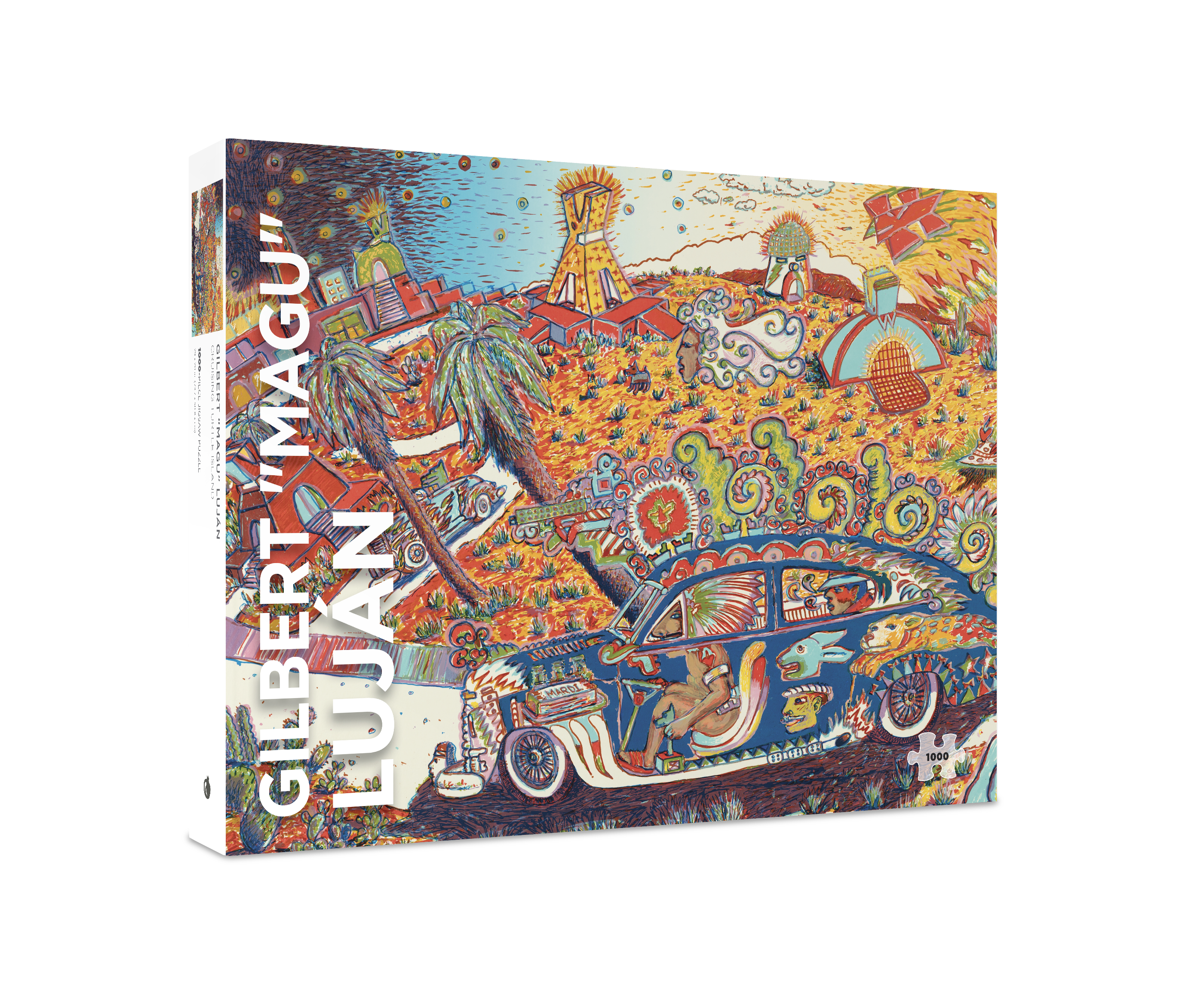 pomegranate-gilbert-luj-n-cruising-turtle-island-puzzle-1000-teile image 1
