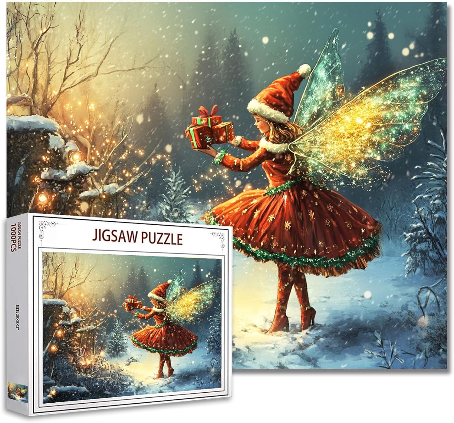tucocoo-fairy-tale-christmas-puzzle-1000-teile-fee image 1