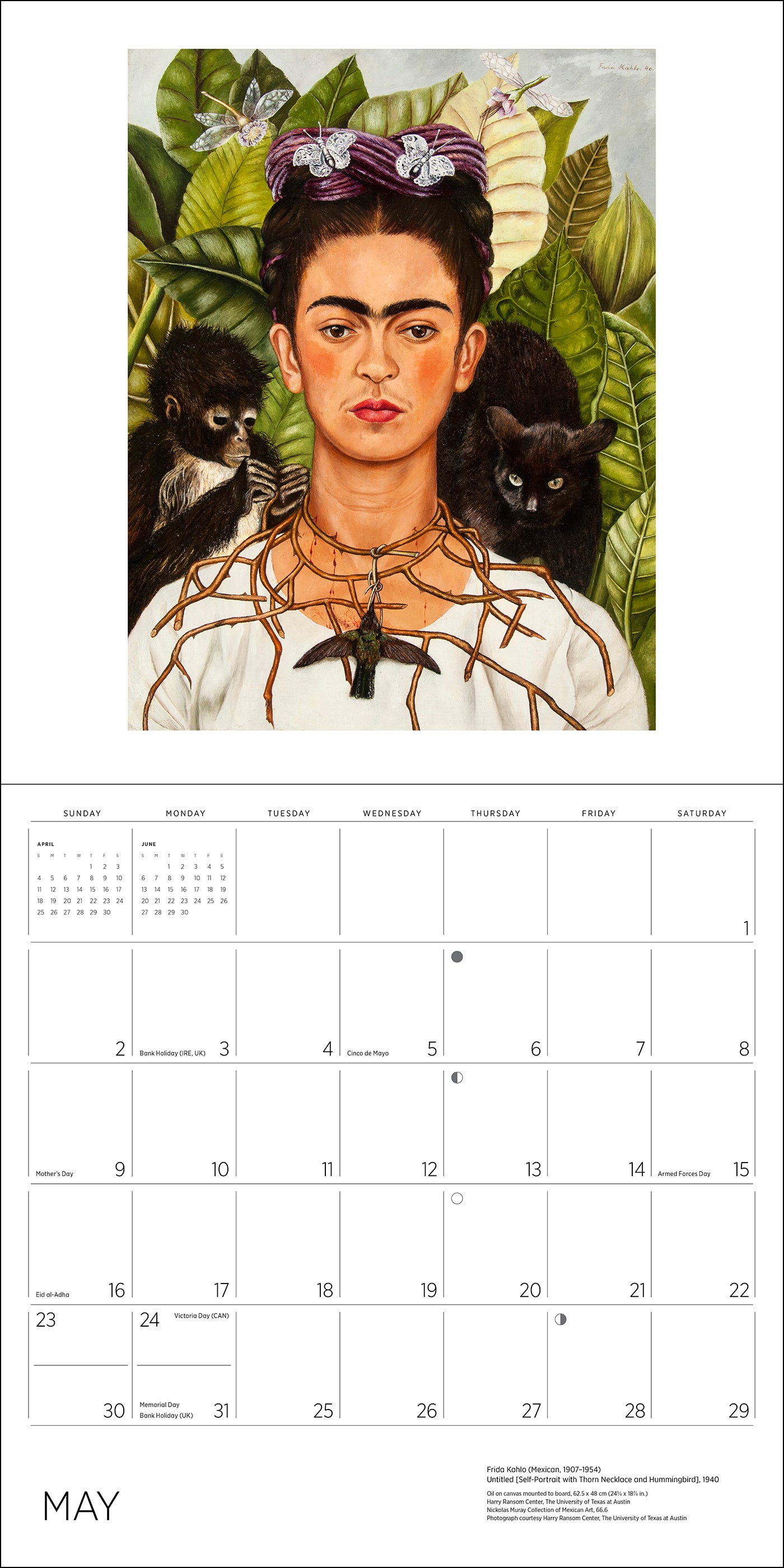 pomegranate-frida-kahlo-2027-wandkalender-kunst image 6